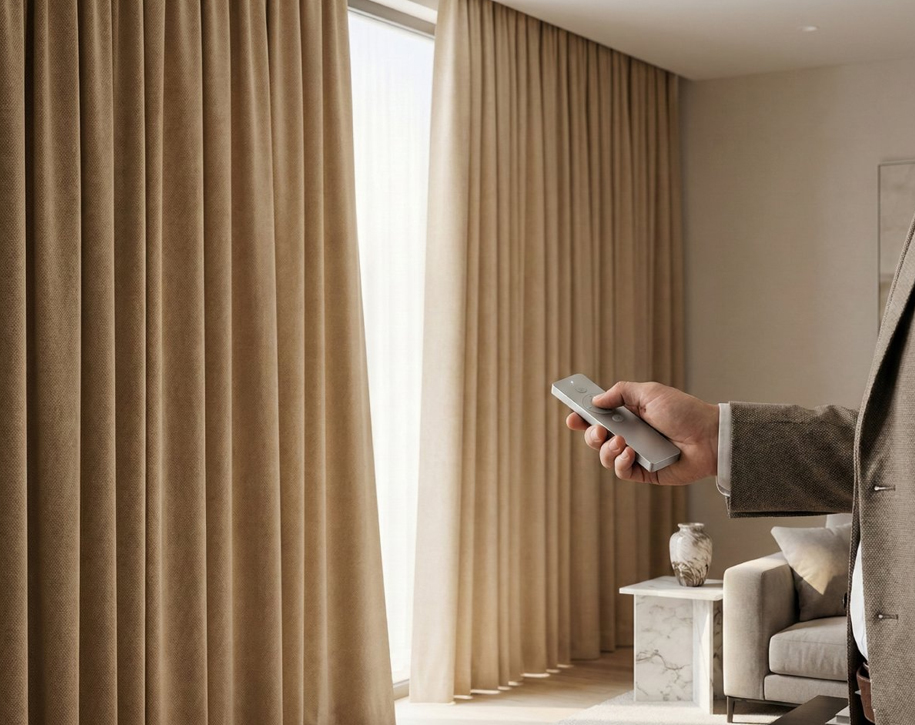 Motorized Curtains in Peelamedu
