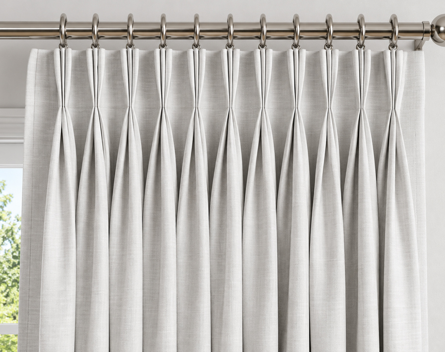 Triple Pleated Curtains in Coimbatore